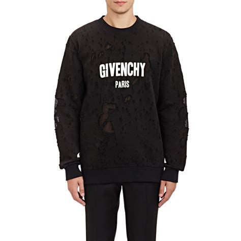 givenchy sweater distressed|givenchy jumper men's.